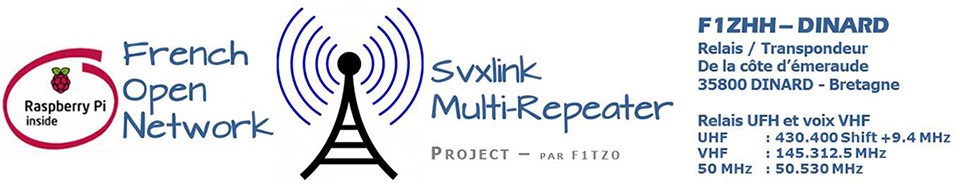 French OpenNetwork SVXlink Multi-Repeater